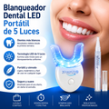 KIT BLANQUEADOR DENTAL LED PORTÁTIL DE 5 LUCES – Sonrisa más blanca en minutos