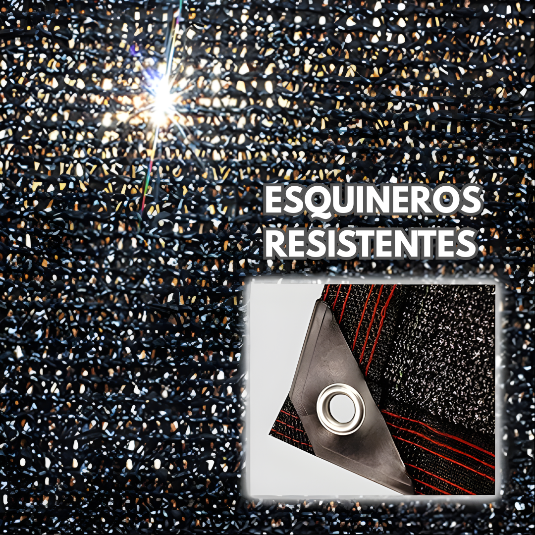 MALLA DE SARÁN PARA SOMBRA — Protección solar y frescura para exteriores