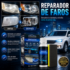 REPARADOR DE FAROS — Restaura la claridad de tus faros en minutos y ahorra el costo de comprar uno nuevo