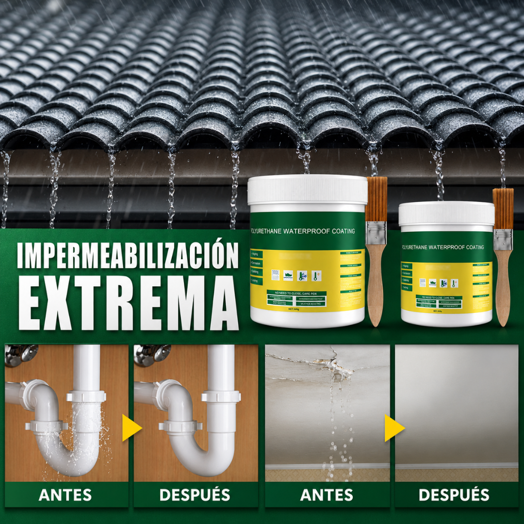 SELLADOR IMPERMEABILIZANTE INVISIBLE ANTI-FUGAS – Sella filtraciones sin cambiar el acabado