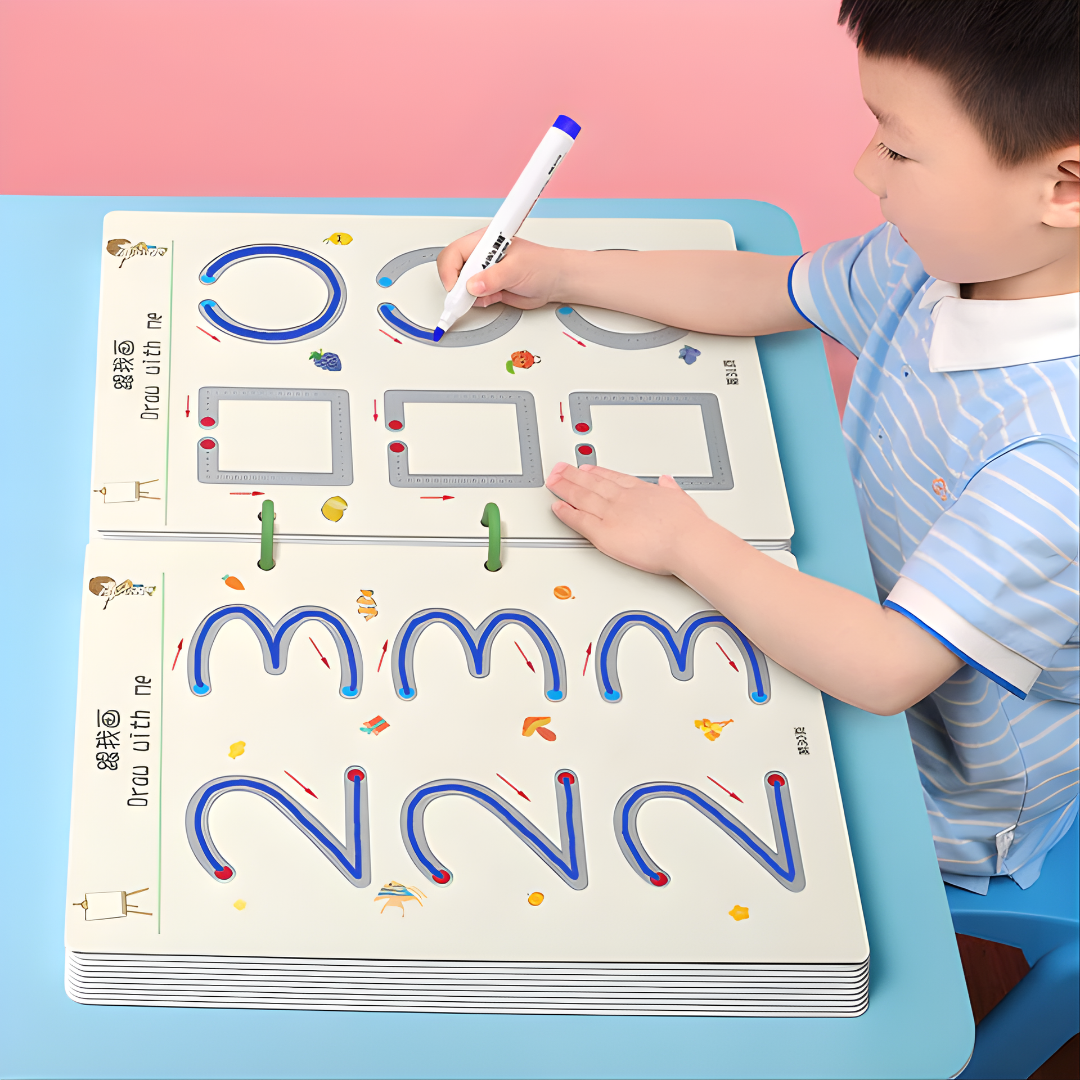 LIBRO DE APRENDIZAJE — Control del lápiz y escritura desde temprana edad