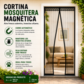 CORTINA MOSQUITERA MAGNÉTICA – Entra y sal sin dejar pasar mosquitos gracias a su cierre automático