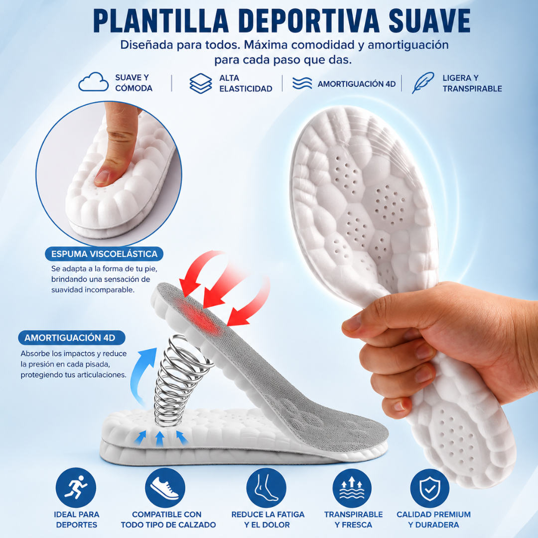 PLANTILLA ORTOPÉDICA – Camina con menos dolor