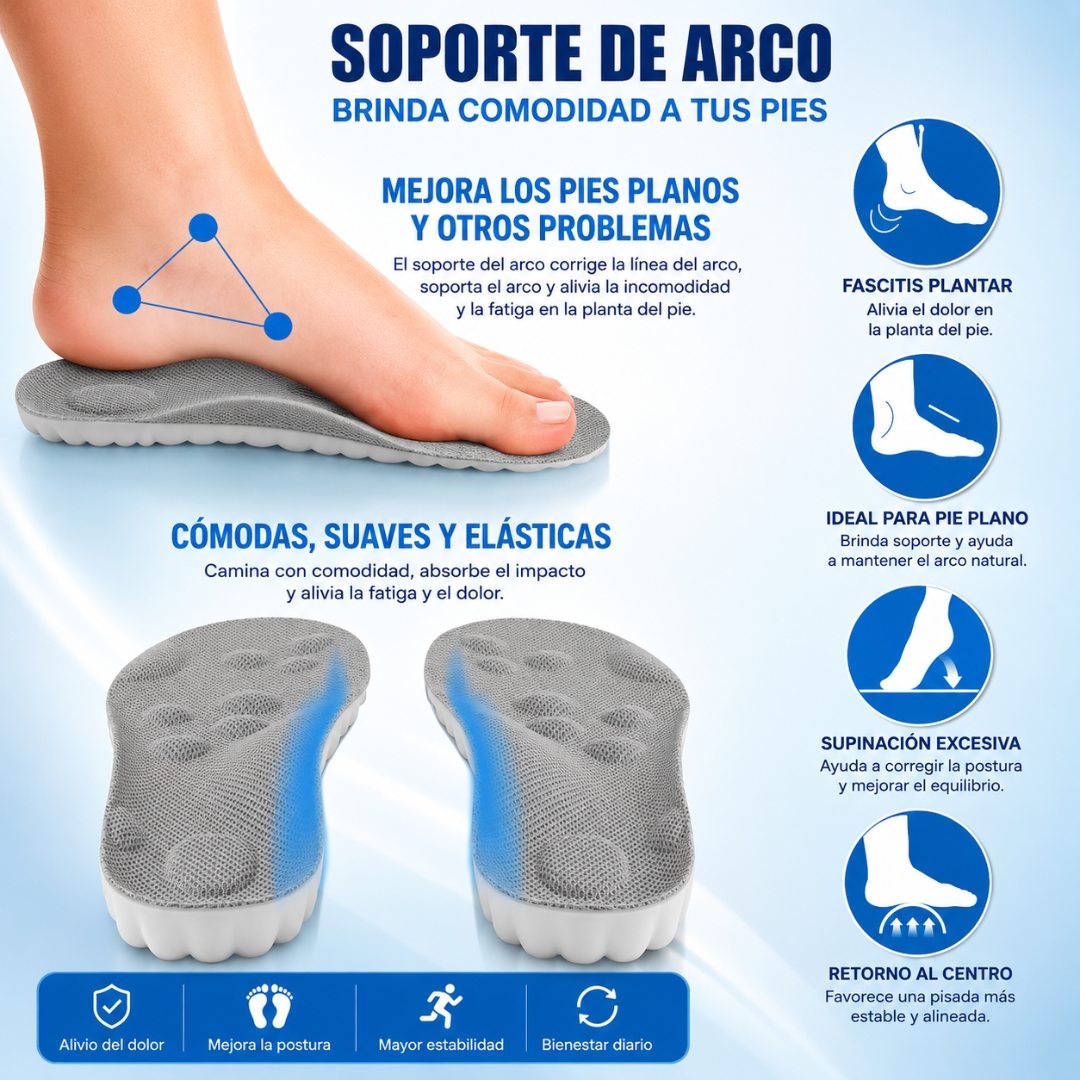 PLANTILLA ORTOPÉDICA – Camina con menos dolor