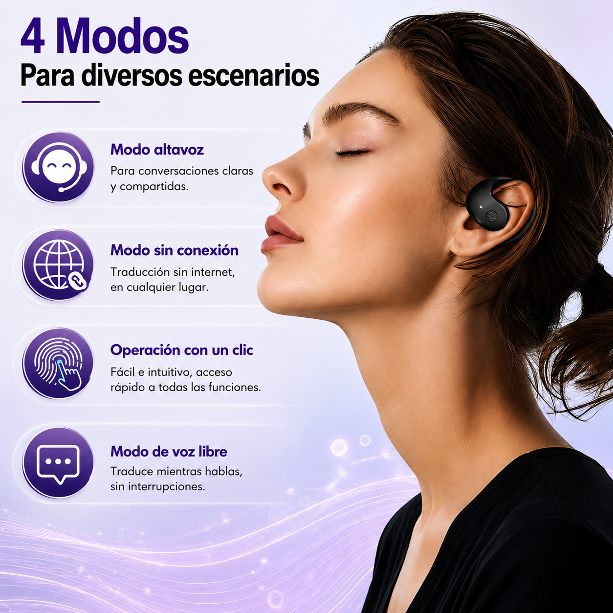 AURICULARES DE TRADUCCIÓN DE IDIOMAS – Traducción instantánea en 144 idiomas