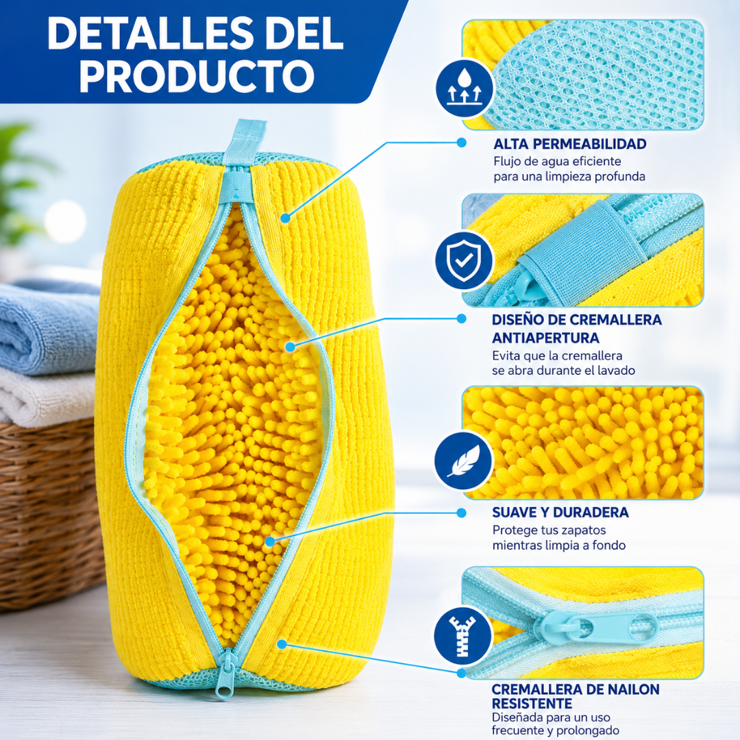 BOLSA PARA LAVAR ZAPATOS – Limpieza práctica y segura