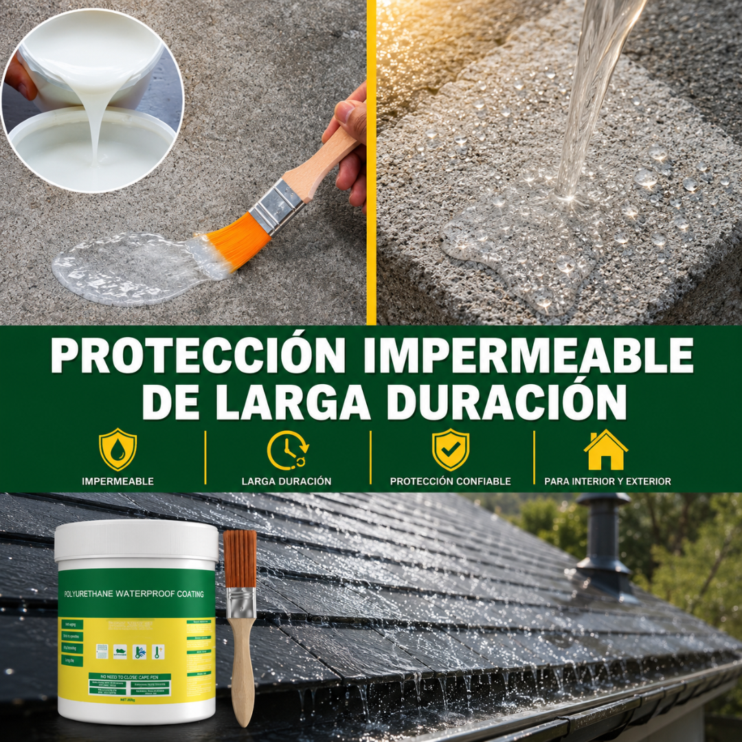 SELLADOR IMPERMEABILIZANTE INVISIBLE ANTI-FUGAS – Sella filtraciones sin cambiar el acabado