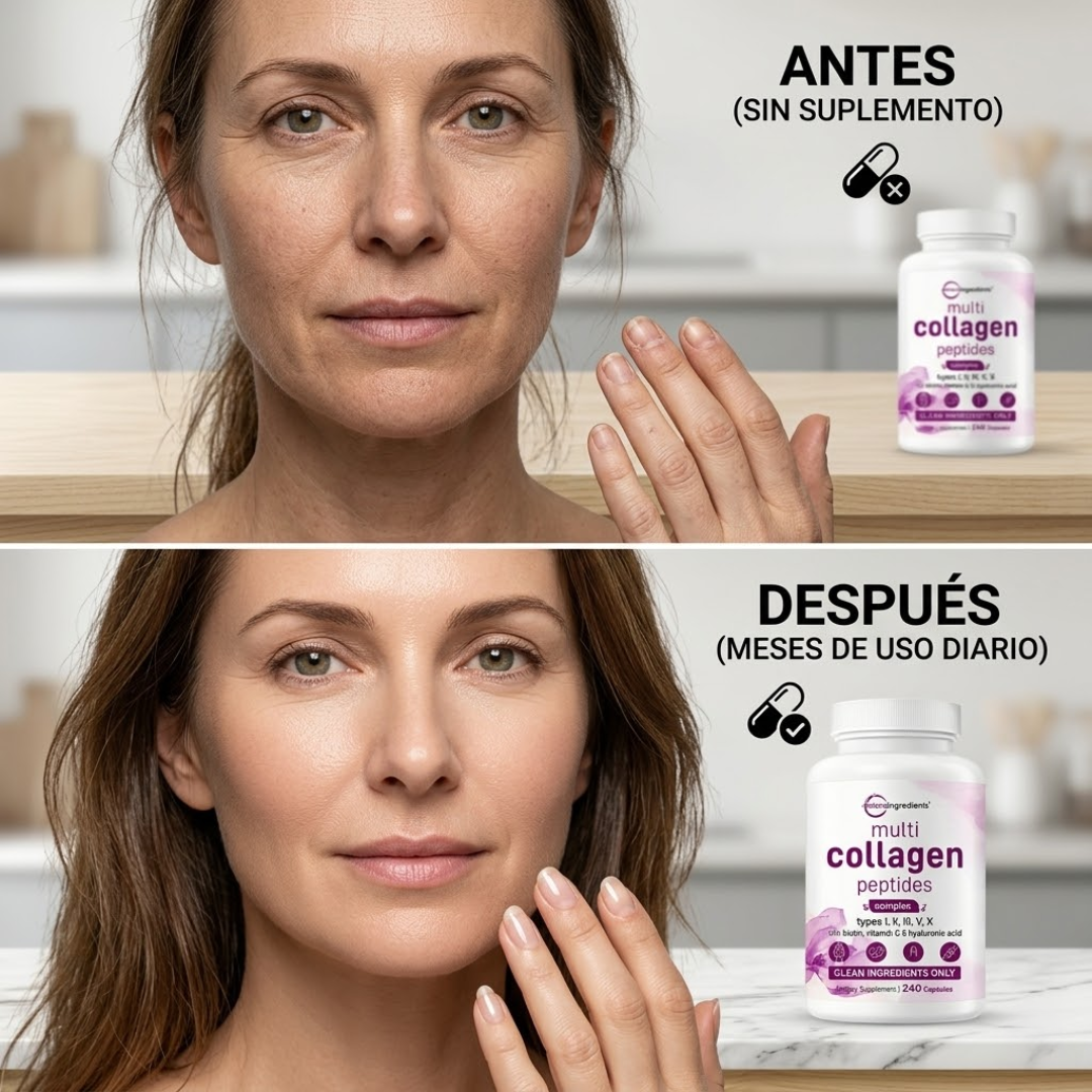 MULTI COLLAGEN PEPTIDES – Apoyo capilar, piel luminosa y bienestar desde tu rutina diaria