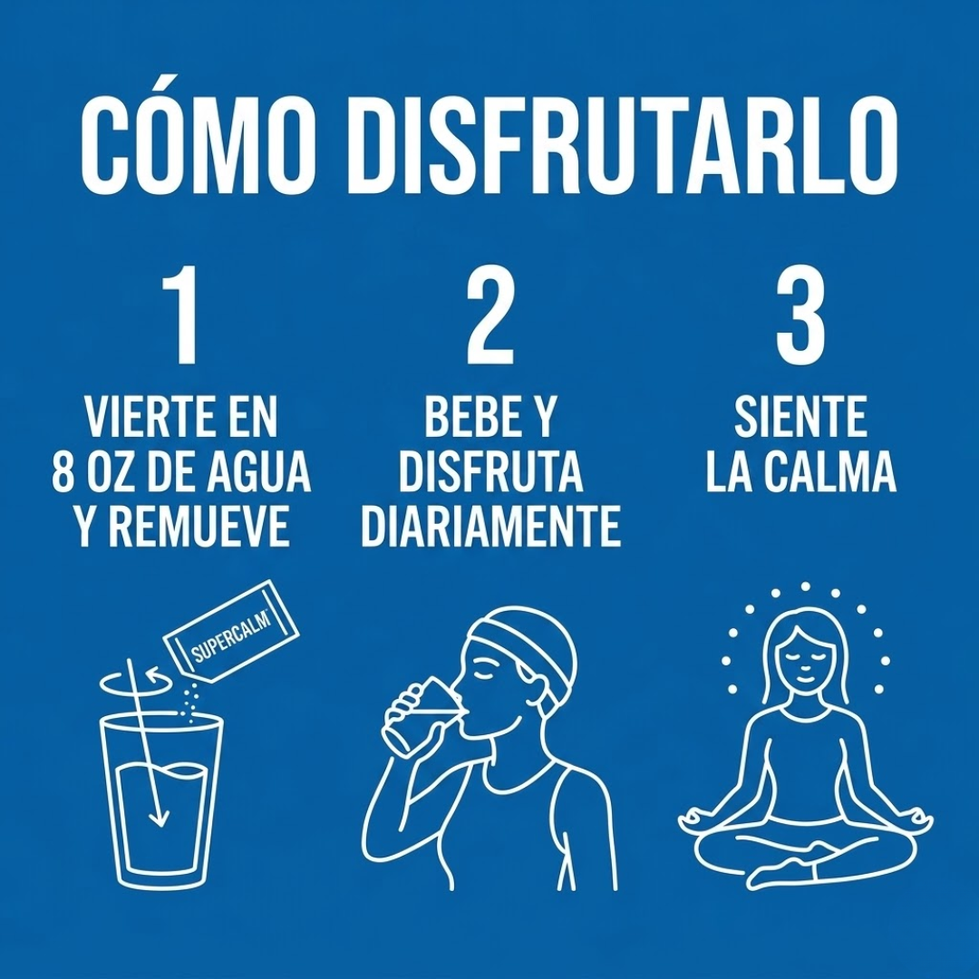 NELLO SUPER CALM – Bebida en polvo con magnesio para relajarte y apoyar tu descanso diario